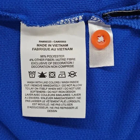 Florida Gators Air Jordan Polo Shirt Mens XL White Blue Football Golf Jumpman - Picture 11 of 16